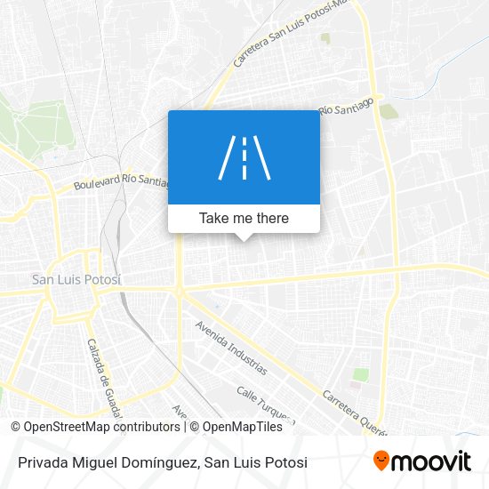 Privada Miguel Domínguez map