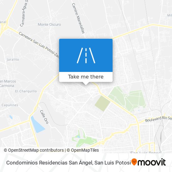 Condominios Residencias San Ángel map