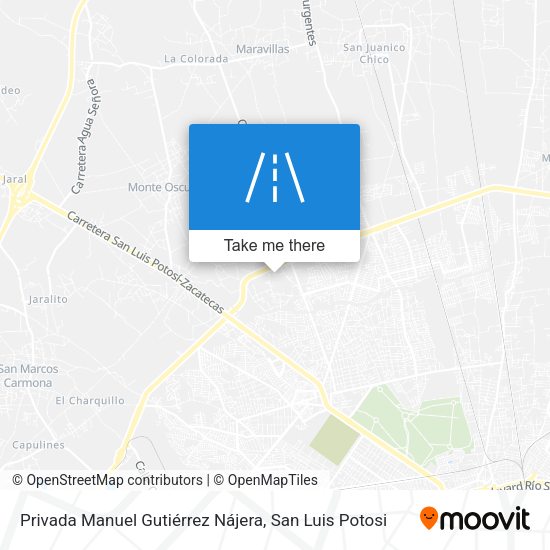 Mapa de Privada Manuel Gutiérrez Nájera