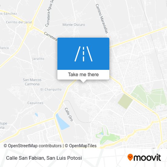 Calle San Fabian map