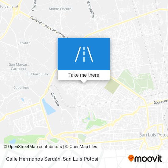 Calle Hermanos Serdán map