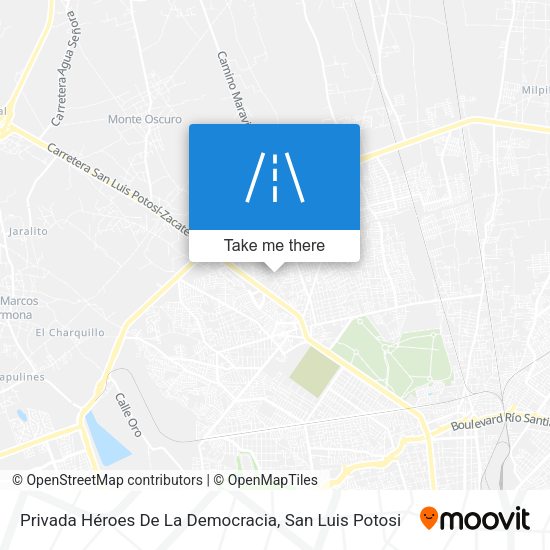 Mapa de Privada Héroes De La Democracia