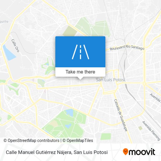 Calle Manuel Gutiérrez Nájera map