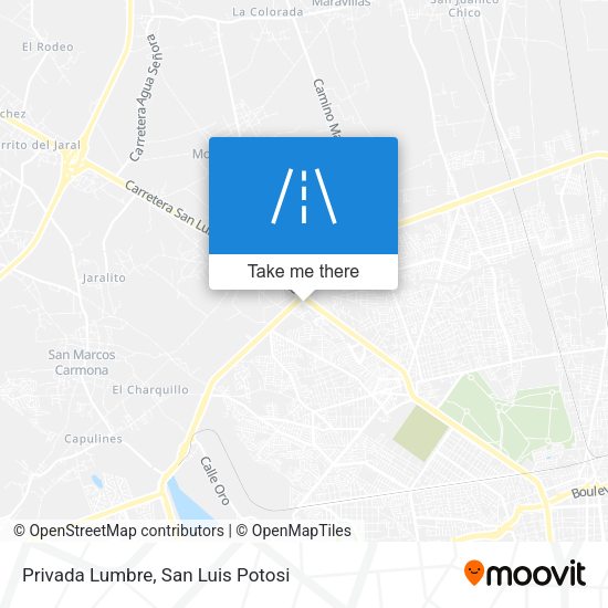 Privada Lumbre map