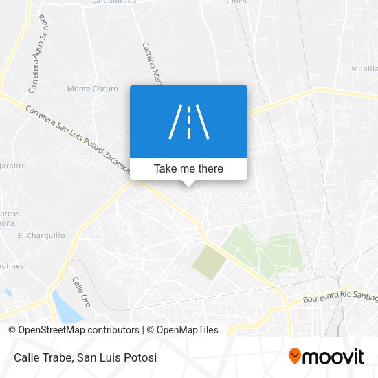 Calle Trabe map