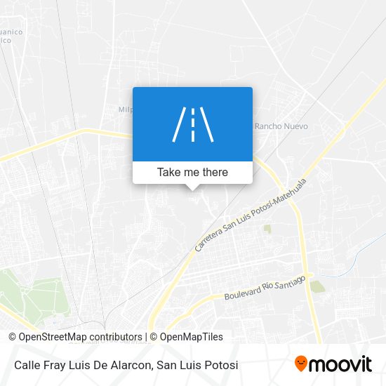 Calle Fray Luis De Alarcon map