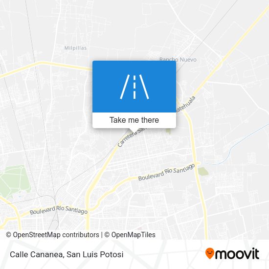 Calle Cananea map