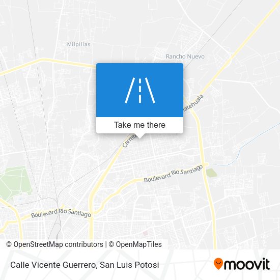 Calle Vicente Guerrero map
