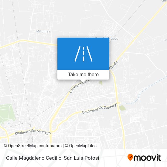 Calle Magdaleno Cedillo map