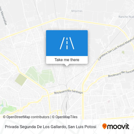 Privada Segunda De Los Gallardo map