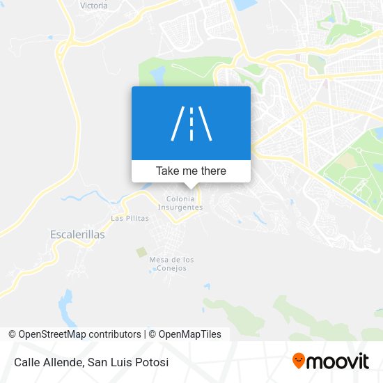 Calle Allende map