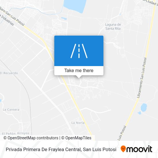 Mapa de Privada Primera De Fraylea Central