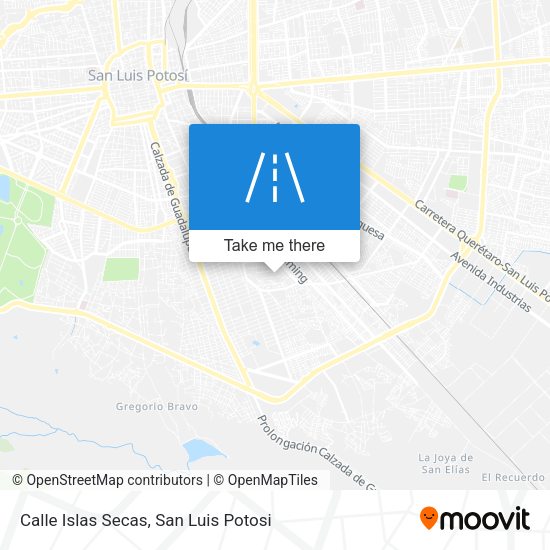 Calle Islas Secas map