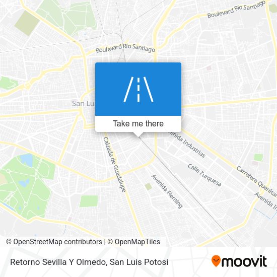 Retorno Sevilla Y Olmedo map