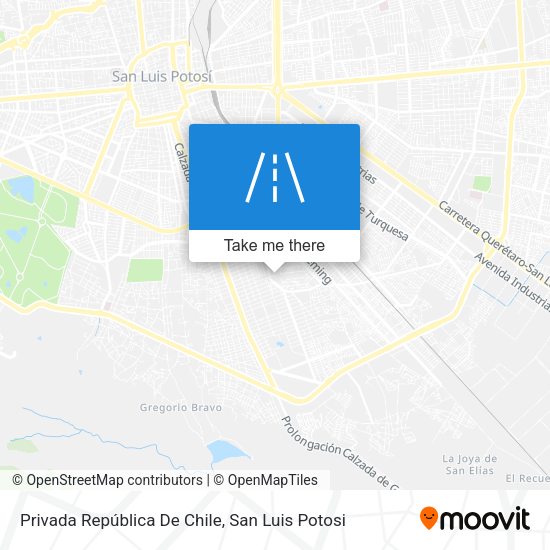 Mapa de Privada República De Chile