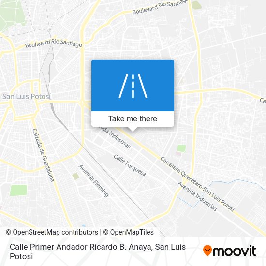 Calle Primer Andador Ricardo B. Anaya map