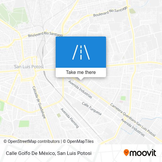 Mapa de Calle Golfo De México