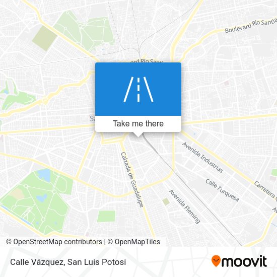 Mapa de Calle Vázquez