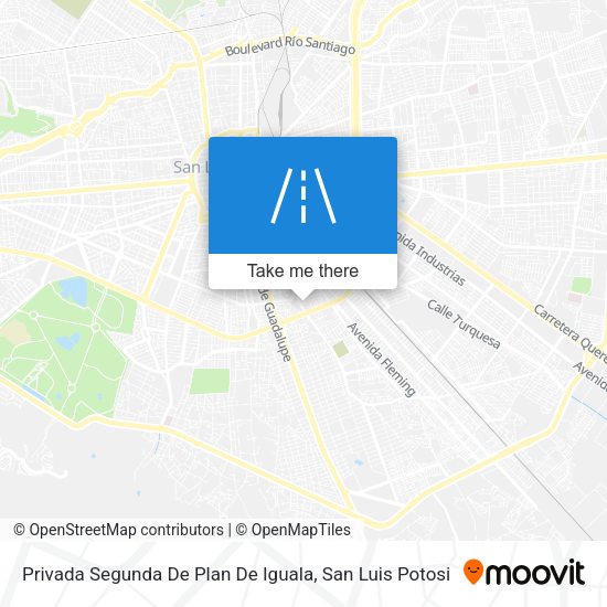 Privada Segunda De Plan De Iguala map
