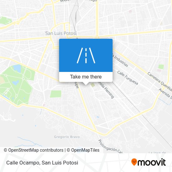 Calle Ocampo map
