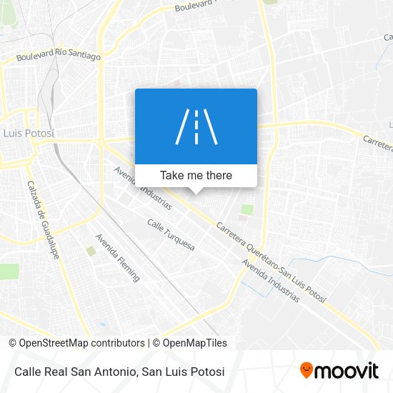 Mapa de Calle Real San Antonio
