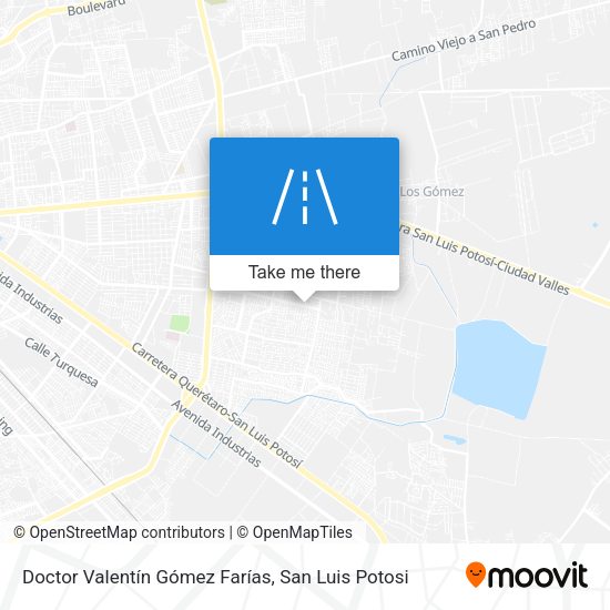 Doctor Valentín Gómez Farías map