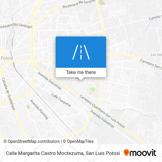 Mapa de Calle Margarita Castro Moctezuma