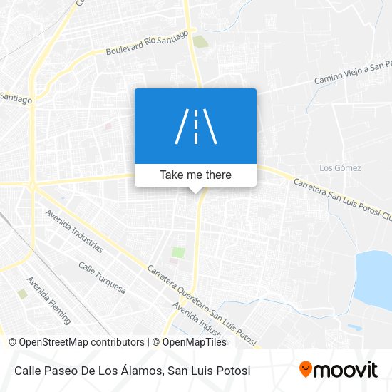 Mapa de Calle Paseo De Los Álamos