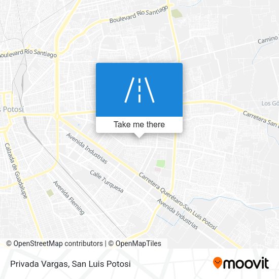 Privada Vargas map