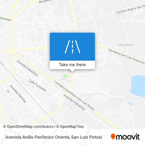 Avenida Anillo Periferico Oriente map