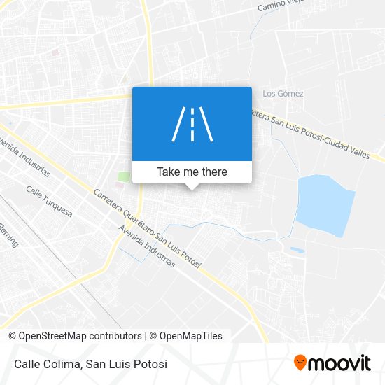 Mapa de Calle Colima