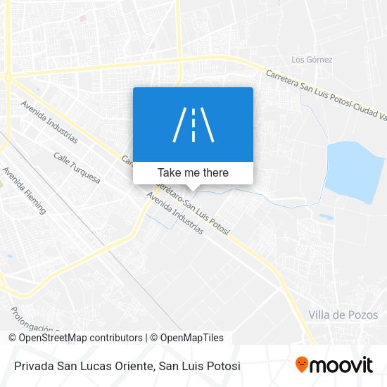 Privada San Lucas Oriente map