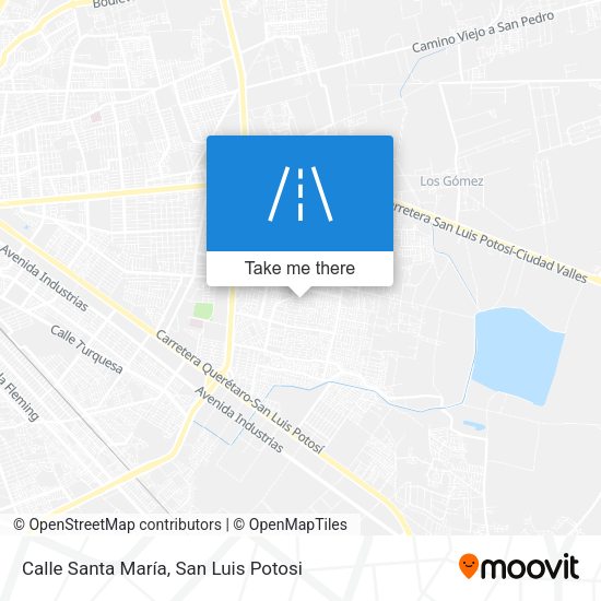 Calle Santa María map