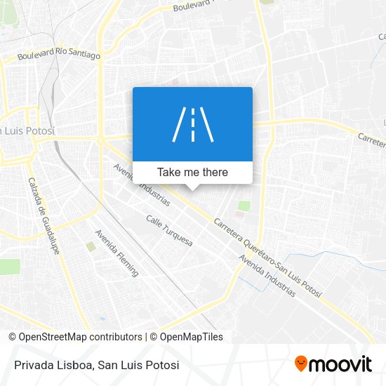 Privada Lisboa map