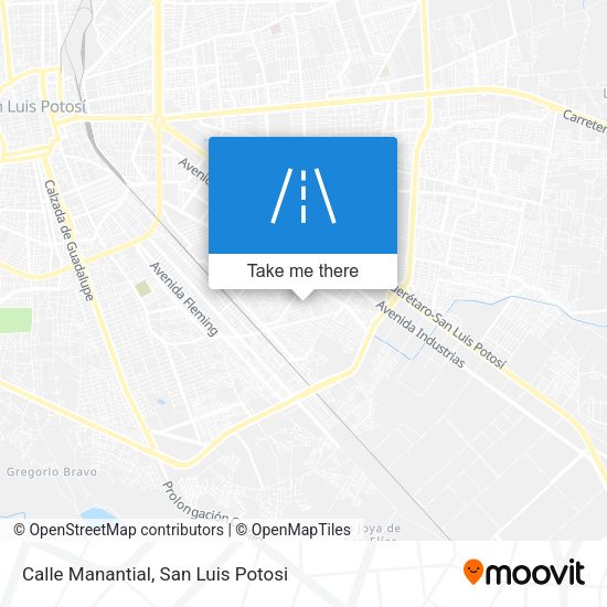 Mapa de Calle Manantial