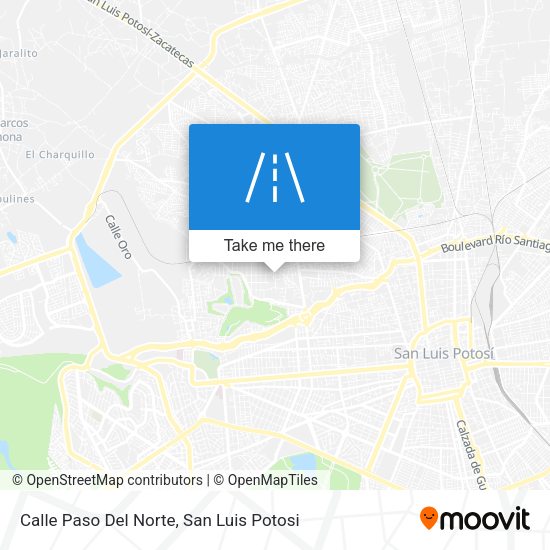Calle Paso Del Norte map