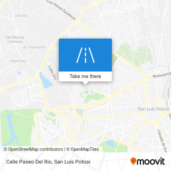 Calle Paseo Del Río map