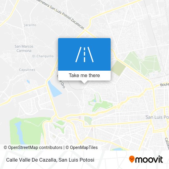 Calle Valle De Cazalla map