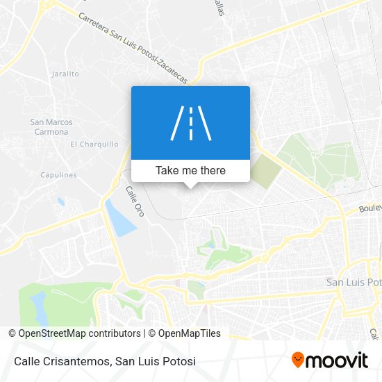 Mapa de Calle Crisantemos