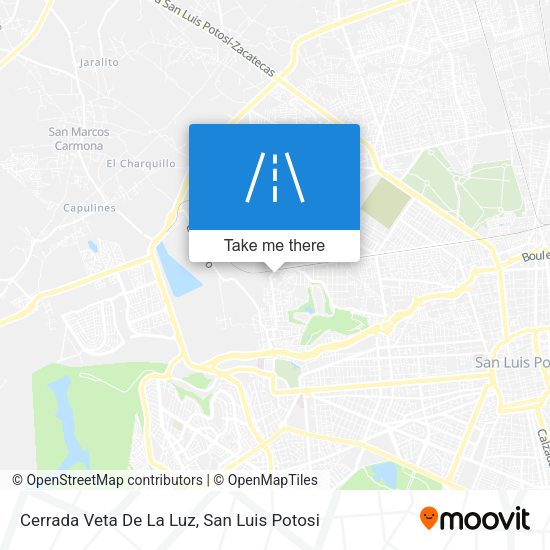 Cerrada Veta De La Luz map