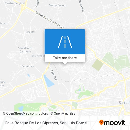 Calle Bosque De Los Cipreses map