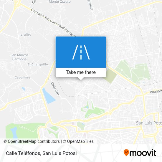 Calle Teléfonos map