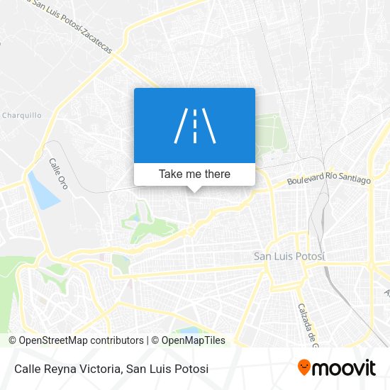 Mapa de Calle Reyna Victoria