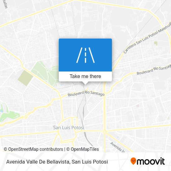 Mapa de Avenida Valle De Bellavista