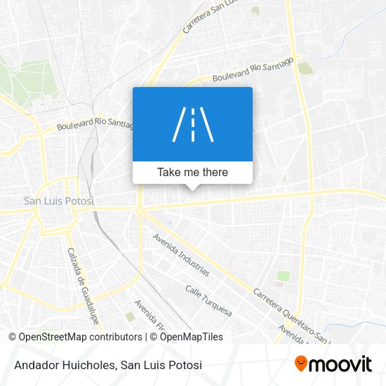 Andador Huicholes map
