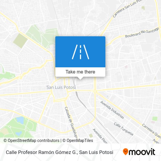 Mapa de Calle Profesor Ramón Gómez G.
