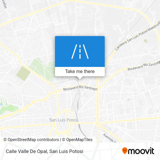 Calle Valle De Opal map