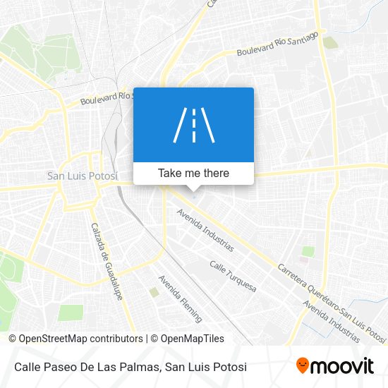 Calle Paseo De Las Palmas map