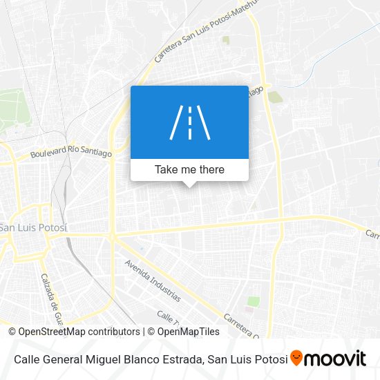 Calle General Miguel Blanco Estrada map