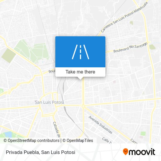 Privada Puebla map